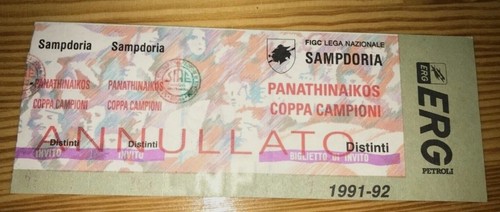 Biglietto sampdoria genova - sampdoria,