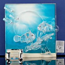 Cristallo Swarovski "SCS HARMONY (Chiaro) e PLACCA" come nuovo - scatole originali