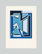 Mario RADICE - "Senza titolo", (C) '1970 - Serigrafia, 76 x 56 cm