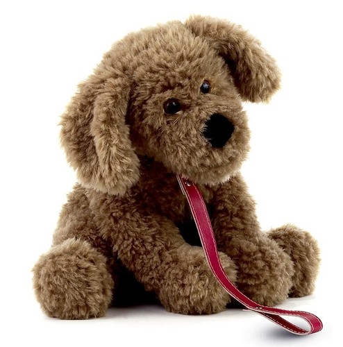 Peluche cane lagotto marrone - cane,