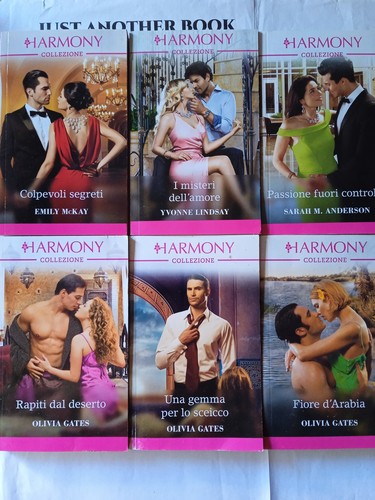 Lotto 6 libri harmony - lotto, b: