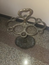 Porta ombrelli in ghisa Vintage. Teste Di Serpente