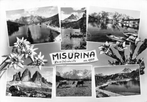 Cartolina misurina vedute - cartolina,