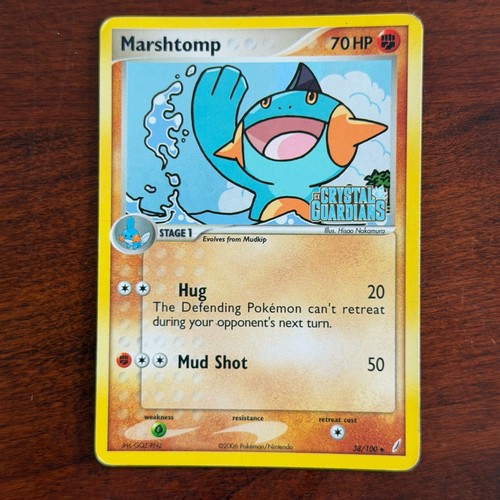 Carta pokemon marshtomp 100 - pokemon, 38/100