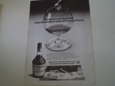 advertising Pubblicità 1977 BRANDY FLORIO