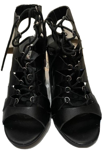 Guess sandali pelle nera 39 - guess, tg.39