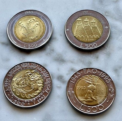 500 lire repubblica san - lire, di