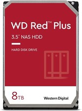 Western Digital WD Red Plus 8TB Hard Disk 3.5” NAS RAID SATA 5640 RPM WD80EFPX