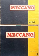 Meccano istruzioni anni 70 per scatole 2/3/4 e 5 con 48+18 modelli in 46+22 pp