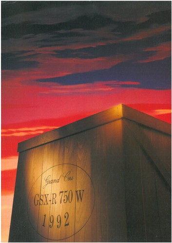 Brochure suzuki 1992 - brochure, 750