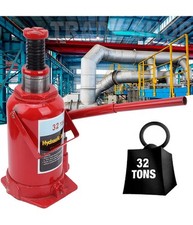 Cric-sollevatore Crick Idraulico A Bottiglia 32 T Tonnellate Martinetto Manuale