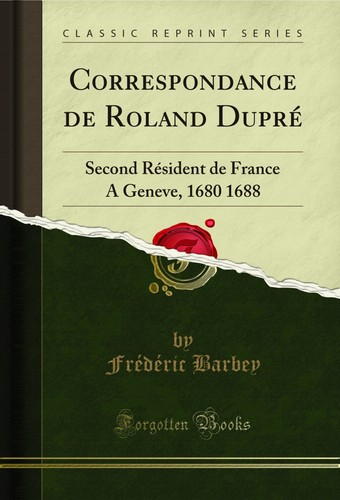 Correspondance roland - correspondance,