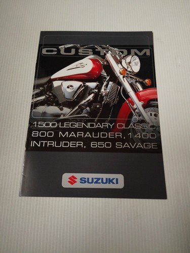 Suzuki custom gamme 1999 - suzuki,