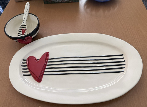 Piatto casa heartful con - da,