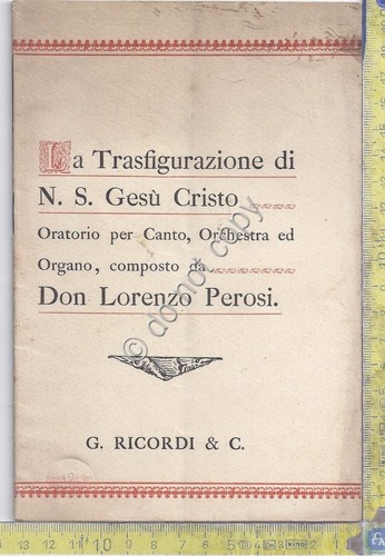 Libretto la trasfigurazione - -,
