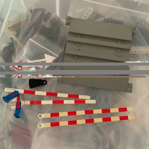 Lego treno 12v cancello - lego,