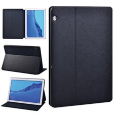 Custodia supporto tablet pelle nera per Huawei MediaPad T3 T5 M5 M5 Lite + penna