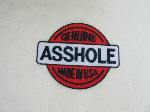 Patch ricamo genuine asshole - patch,