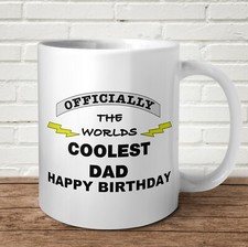 Tazza papà più cool del mondo regalo buon compleanno scherzo papà papà per lui tè