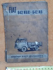 FIAT 642 N6R -642 N6 -1958-CATALOGO PARTI DI RICAMBIO -leggi tutto