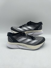 Scarpe da corsa Adidas Adizero Boston 12 bianche nere UK 8 EU 42 BNWOB
