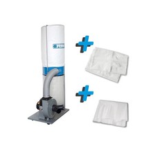 Aspiratore per trucioli+sacco filtraggio+10 sacchi in plastica FERVI KIT0129