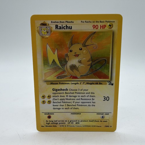 Raichu holo fossil ita - raichu,