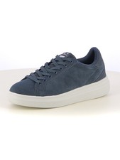 Sneakers stringate uomo blu