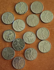 Lotto 14 monete 50 Lire