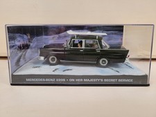 (5024) De Agostini 1:43 James Bond007 Mercedes Benz220S SUL SEGRETO DI SUA MAESTÀ'