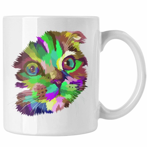 Tazza grafica gatto poiygon - tazza,