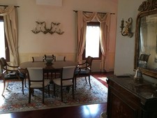 tavolo  antiquariato francese -  metà '800. In noce allungabile con 4 sedie 