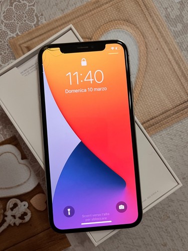 Iphone 64gb silver - iphone, x