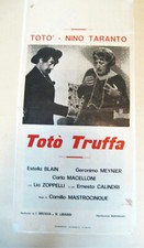 LOCANDINA    ORIGINALE    FILM    "TOTO'   TRUFFA "