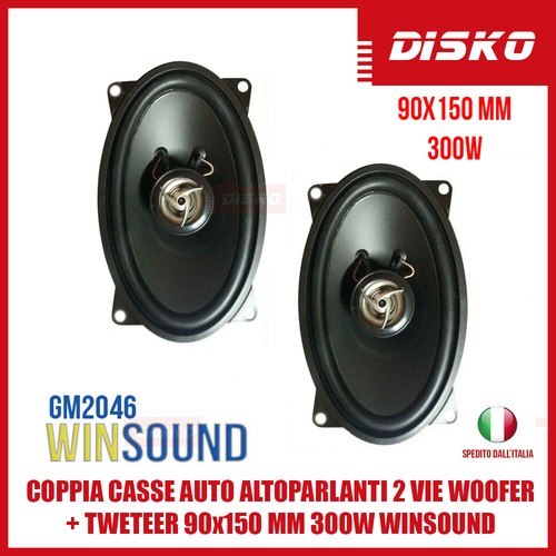 Coppia casse auto altoparlanti - coppia,
