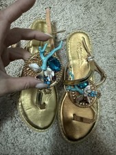 Sandali Antica Sartoria Con Gioiello Ricambio Tg 37