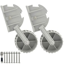 2x Ruota per gommone Ruota di lancio per gommone Carrello per barca hardware