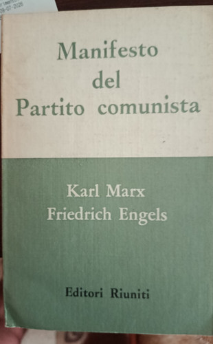 Marx engels manifesto del - ,