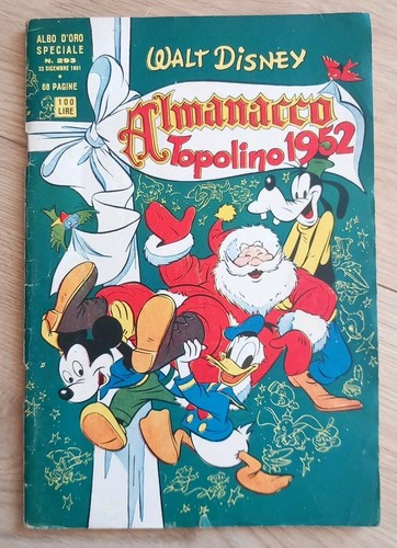 Almanacco topolino 1952 - almanacco,