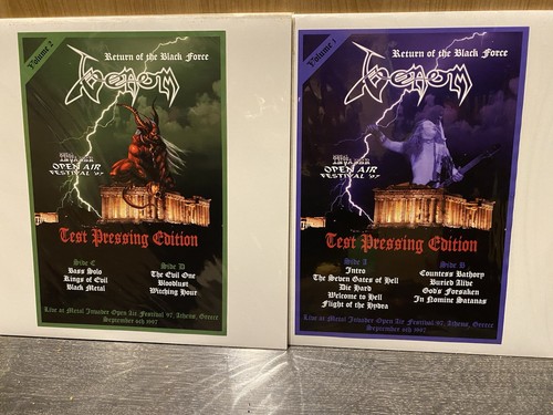 Venom test pressing - test, edition