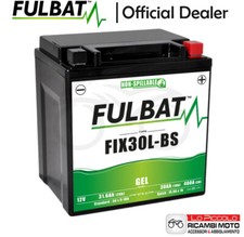 BATTERIA FULBAT A GEL YIX30L-BS HARLEY DAVIDSON FLHT 1450 ELECTRA GLIDE 2001