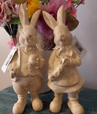 1 STATUETTA  Misto CERAMICA Coniglietto Pasquale Nuovo Home Decor Artigianale   