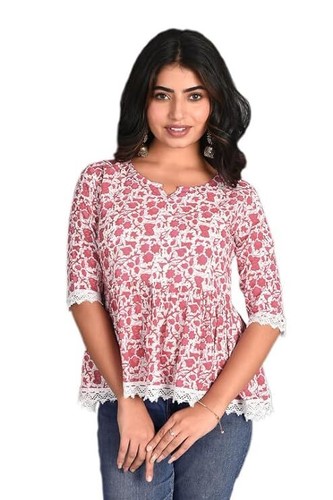 Top kurti corto - corto, svasato