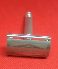 GILLETTE RASOIO VINTAGE  D' EPOCA MANICO IN ALLUMINIO Made In England