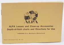 Original Alpa Lenses &