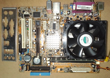 ASUS  LGA 754 - K8S - MV/V+ ATHLON 64 3800  +DDR -TESTATA FUNZIONANTE. OK!!