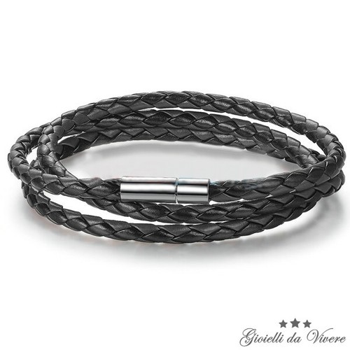 Braccialetto bracciale cuoio - braccialetto,