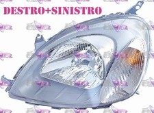 COPPIA FARI FANALE PROIETTORE DX+SX TOYOTA YARIS 99>03 DAL 1999 AL 2003MOD VALEO
