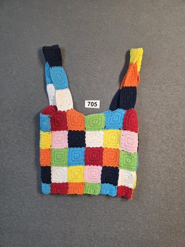 Crop top quadrato nonna
