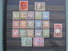 Berlino 1961 MiNr. 197-217 Francobolli/Schemi Postali Nuovi A Scelta